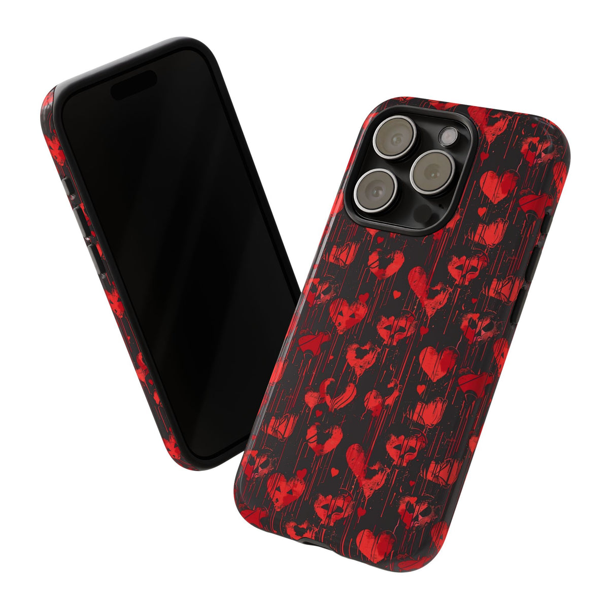 Heart Pattern Phone Case – Stylish & Loving Design for Your Device 825