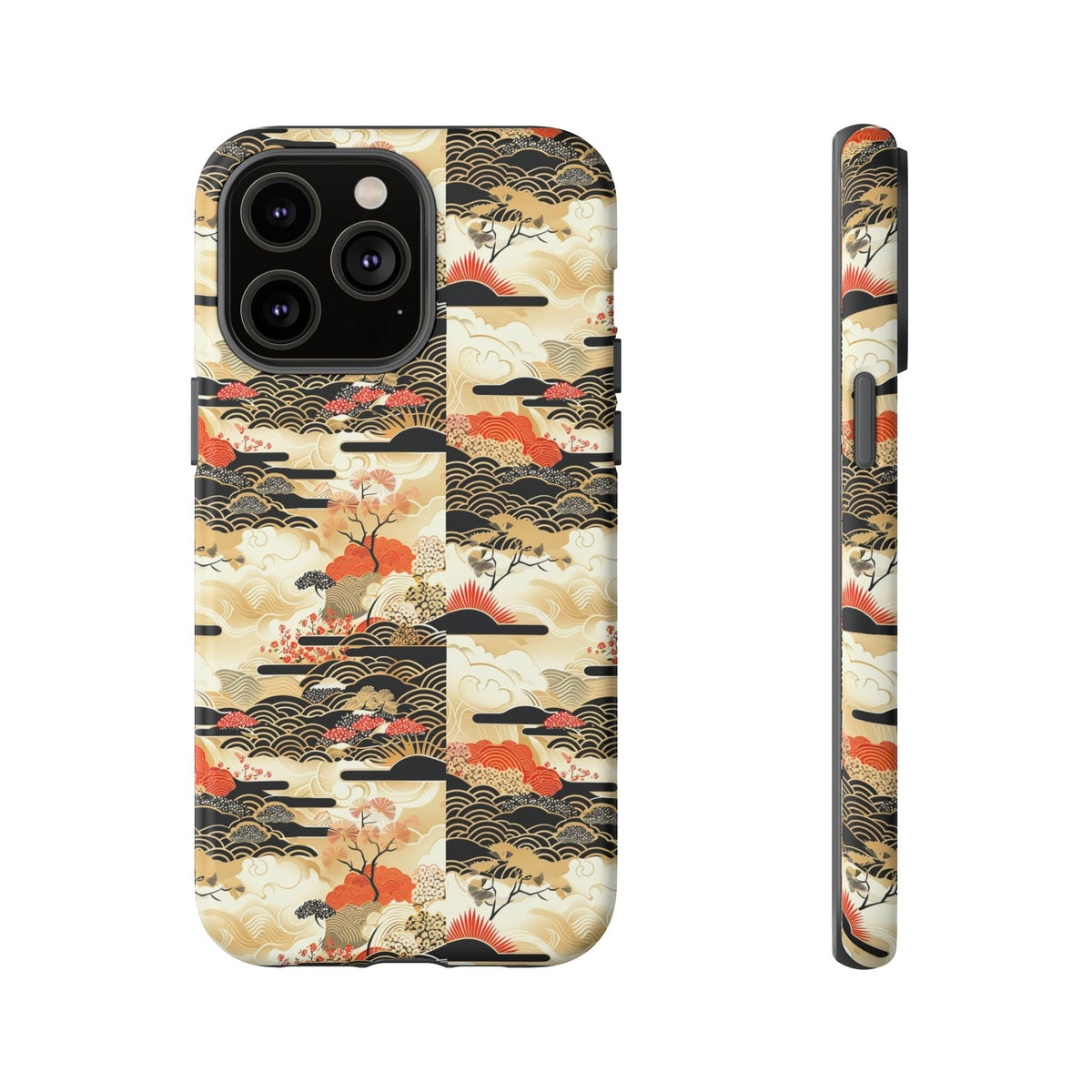 Japanese Pattern Phone Case – Elegant & Timeless Design for Your Phone 123