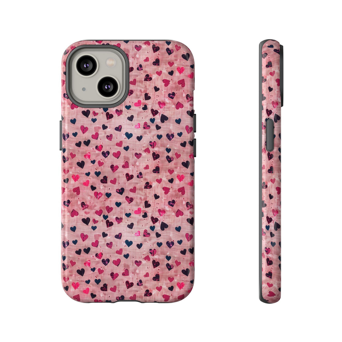 Heart Pattern Phone Case – Stylish & Loving Design for Your Device 229