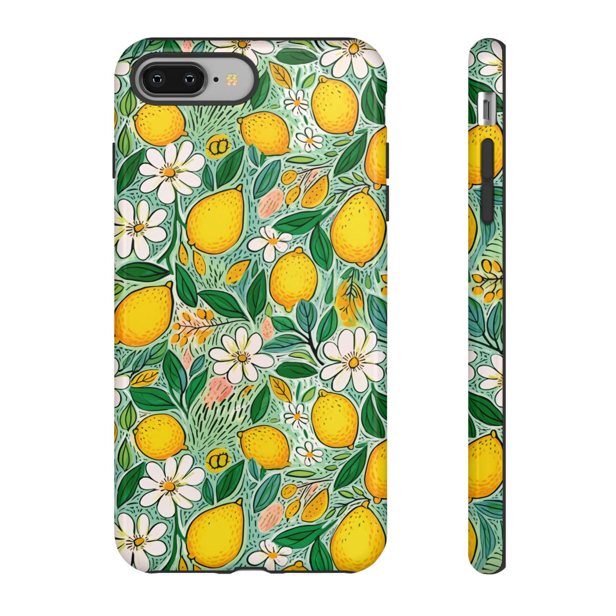 Cute Summer Lemons Phone Case – Refreshing Citrus Design for Your Phone 3