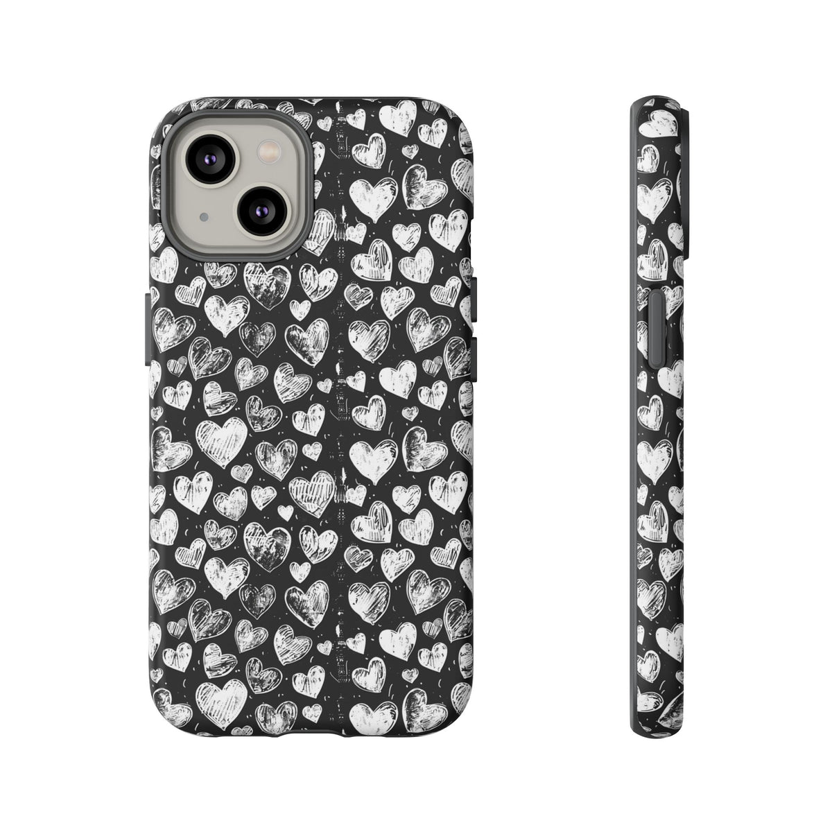 Heart Pattern Phone Case – Stylish & Loving Design for Your Device 815