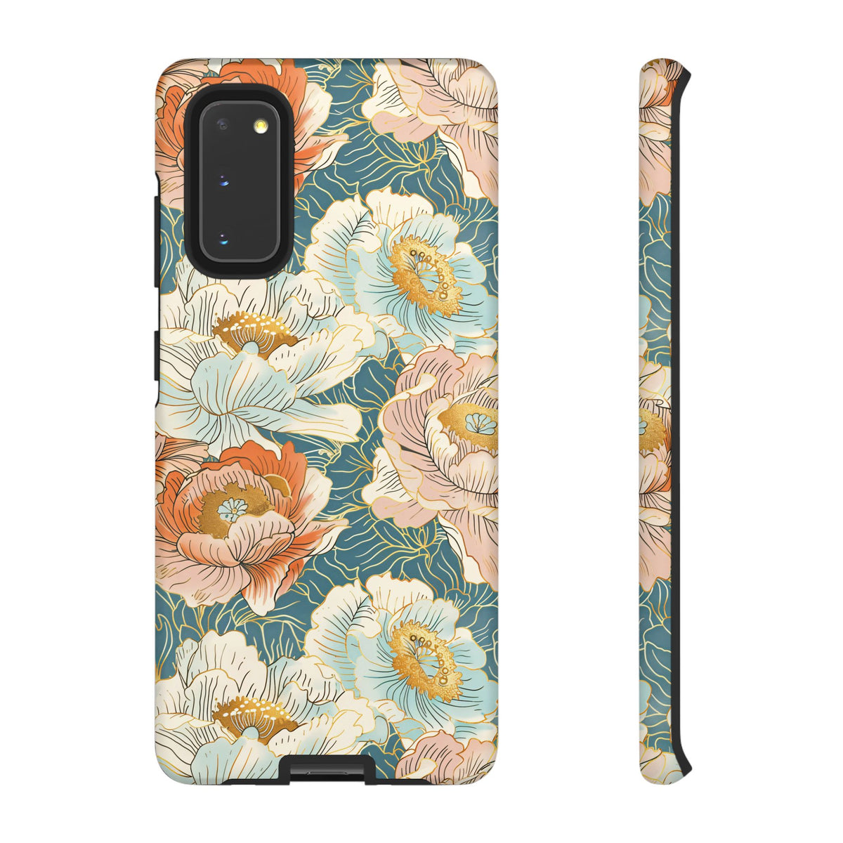 Japanese Blossom Asian Floral Design Phone Case – Elegant Floral Phone Cover 3