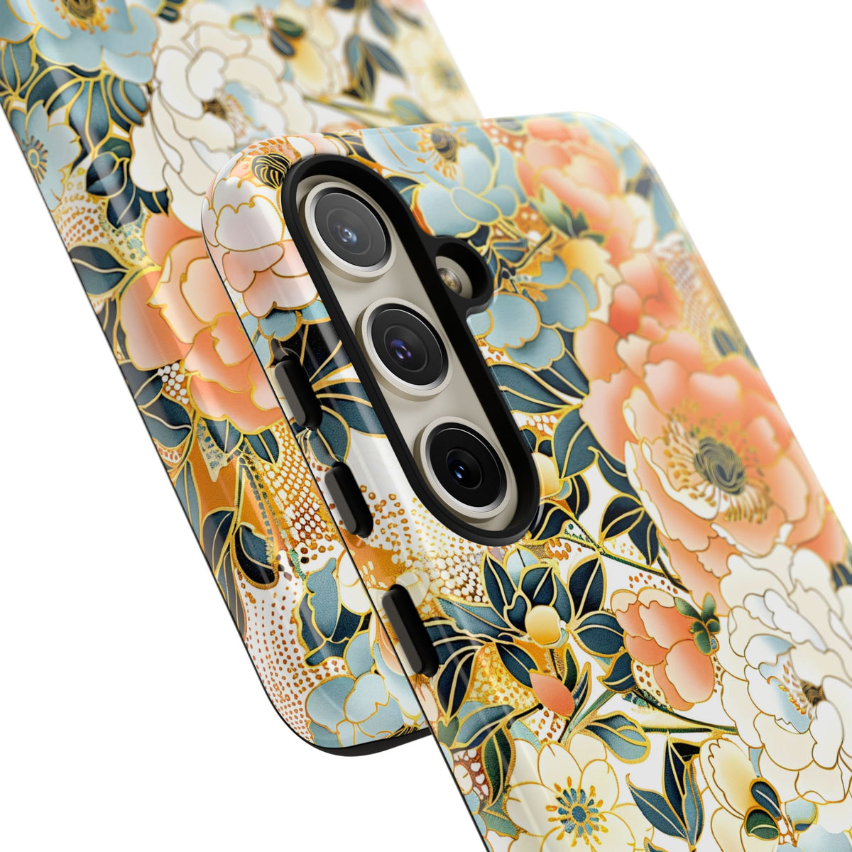 Japanese Blossom Asian Floral Design Phone Case – Elegant Floral Phone Cover 5