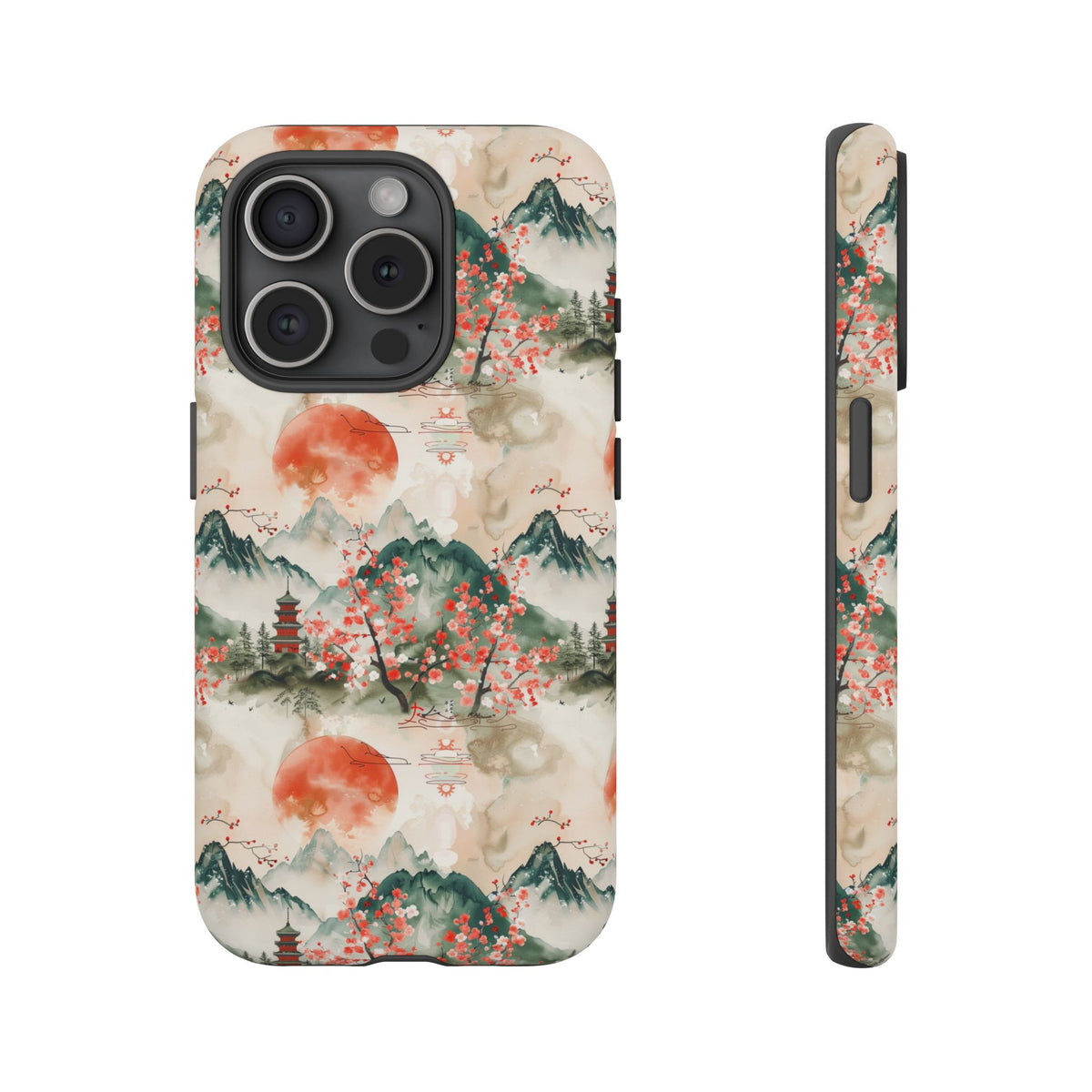 Japanese Pattern Phone Case – Elegant & Timeless Design for Your Phone 057