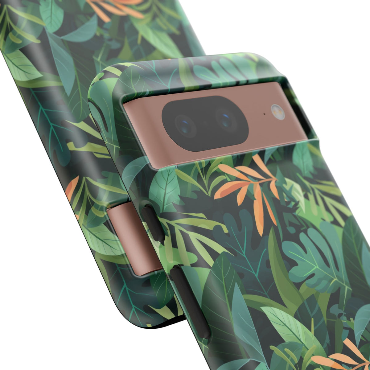 Jungle Pattern Phone Case – Exotic & Lush Design for Your Phone 341