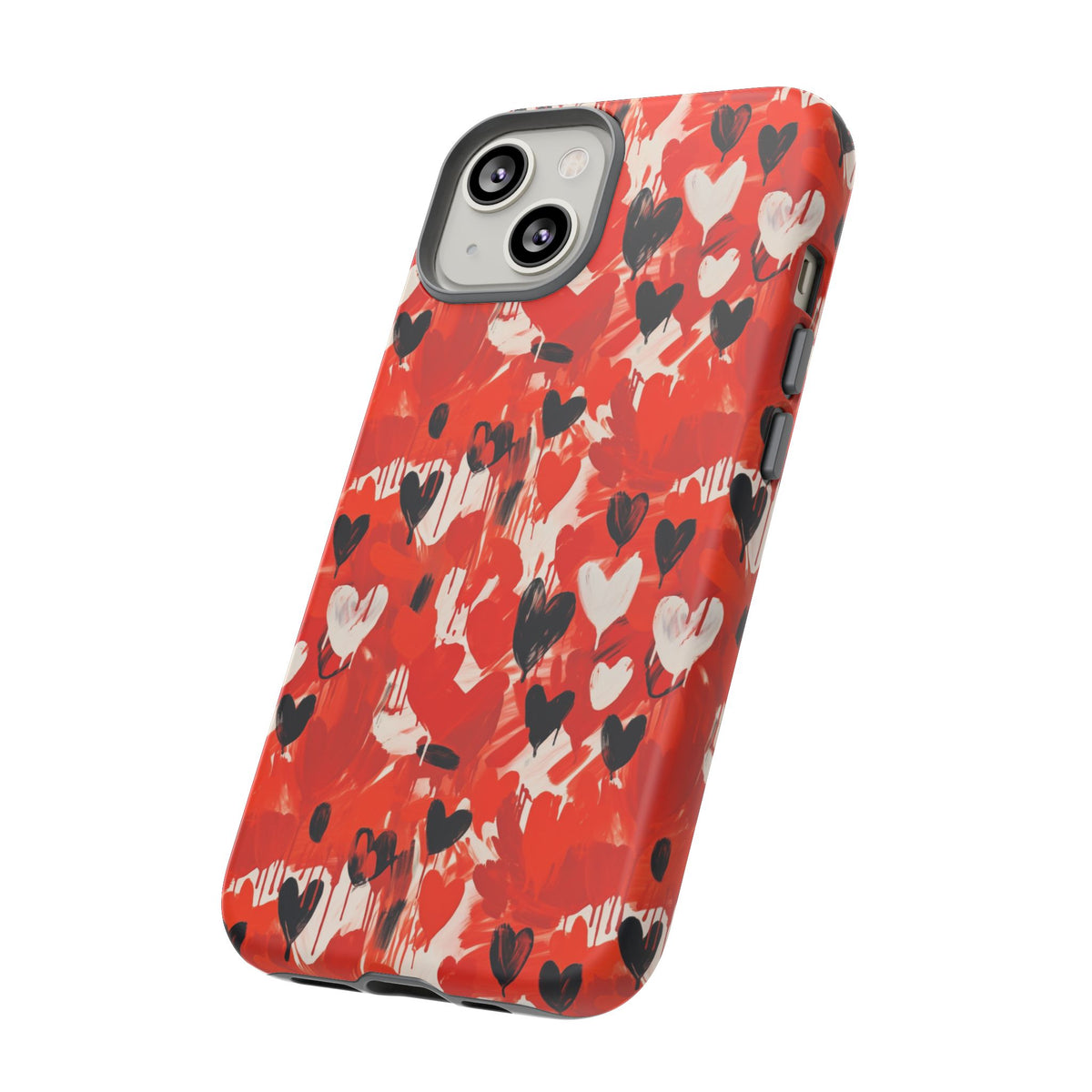 Heart Pattern Phone Case – Stylish & Loving Design for Your Device 355