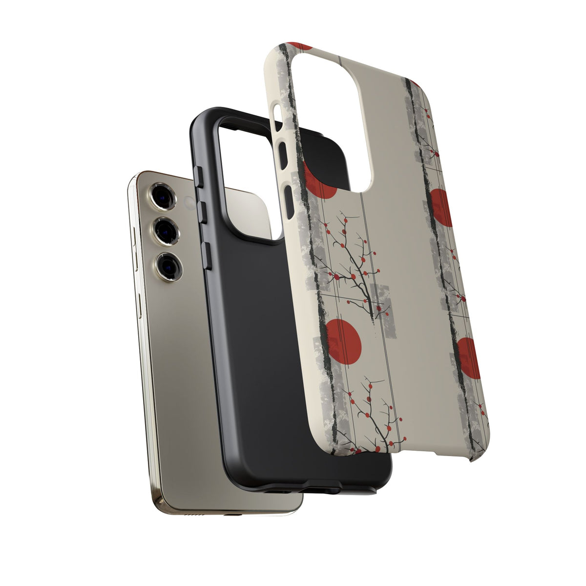 Japanese Pattern Phone Case – Elegant & Timeless Design for Your Phone 004