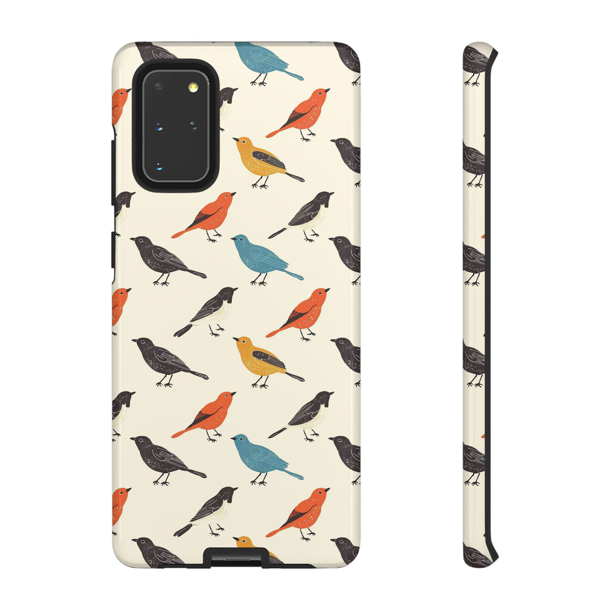 Birds Seamless Pattern Phone Case – Elegant and Timeless Avian Design 5