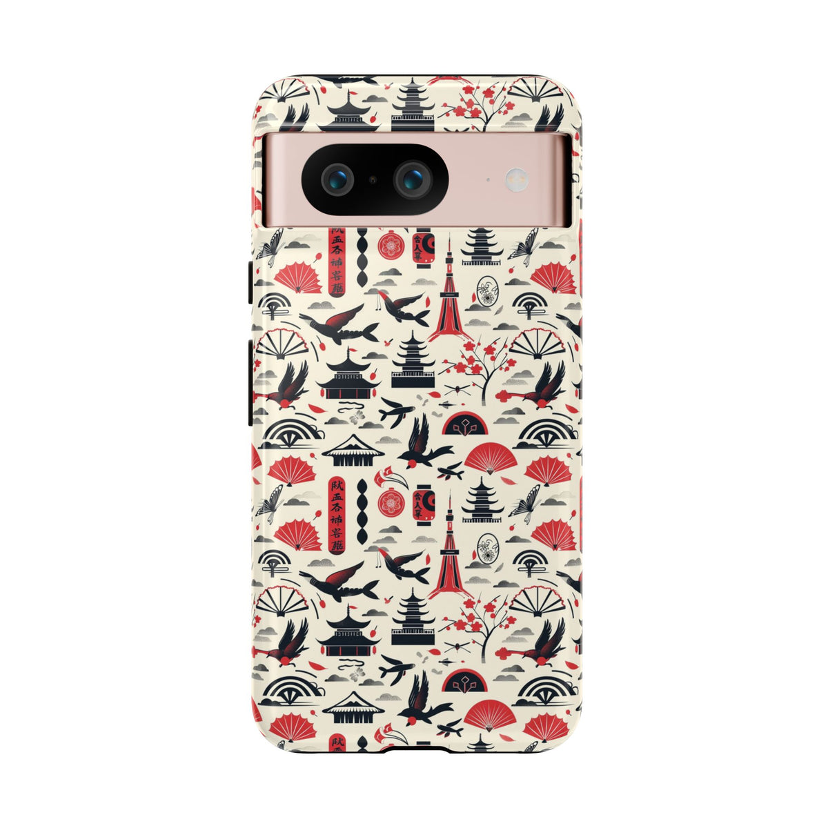 Japanese Pattern Phone Case – Elegant & Timeless Design for Your Phone 067