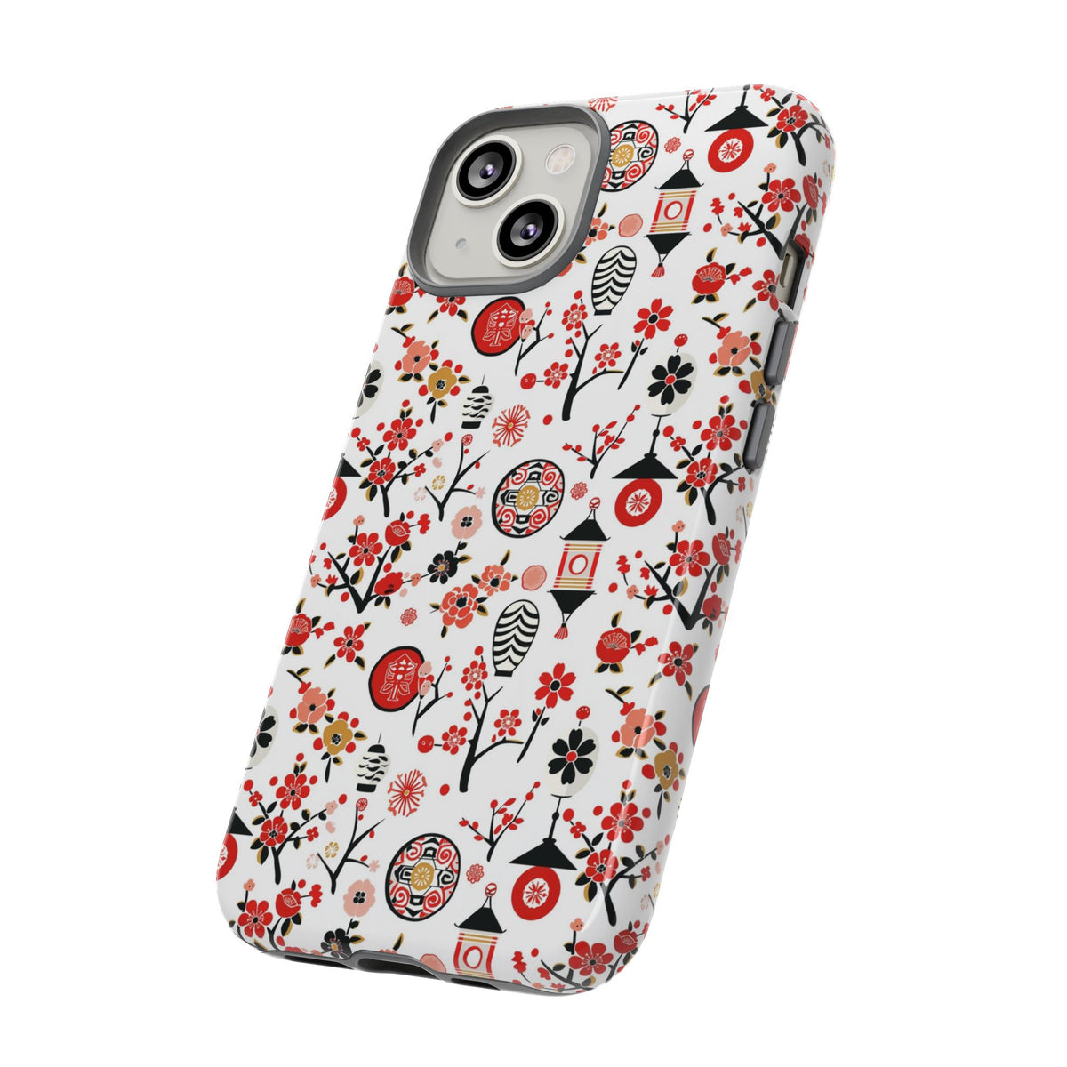 Japanese Pattern Phone Case – Elegant & Timeless Design for Your Phone 468