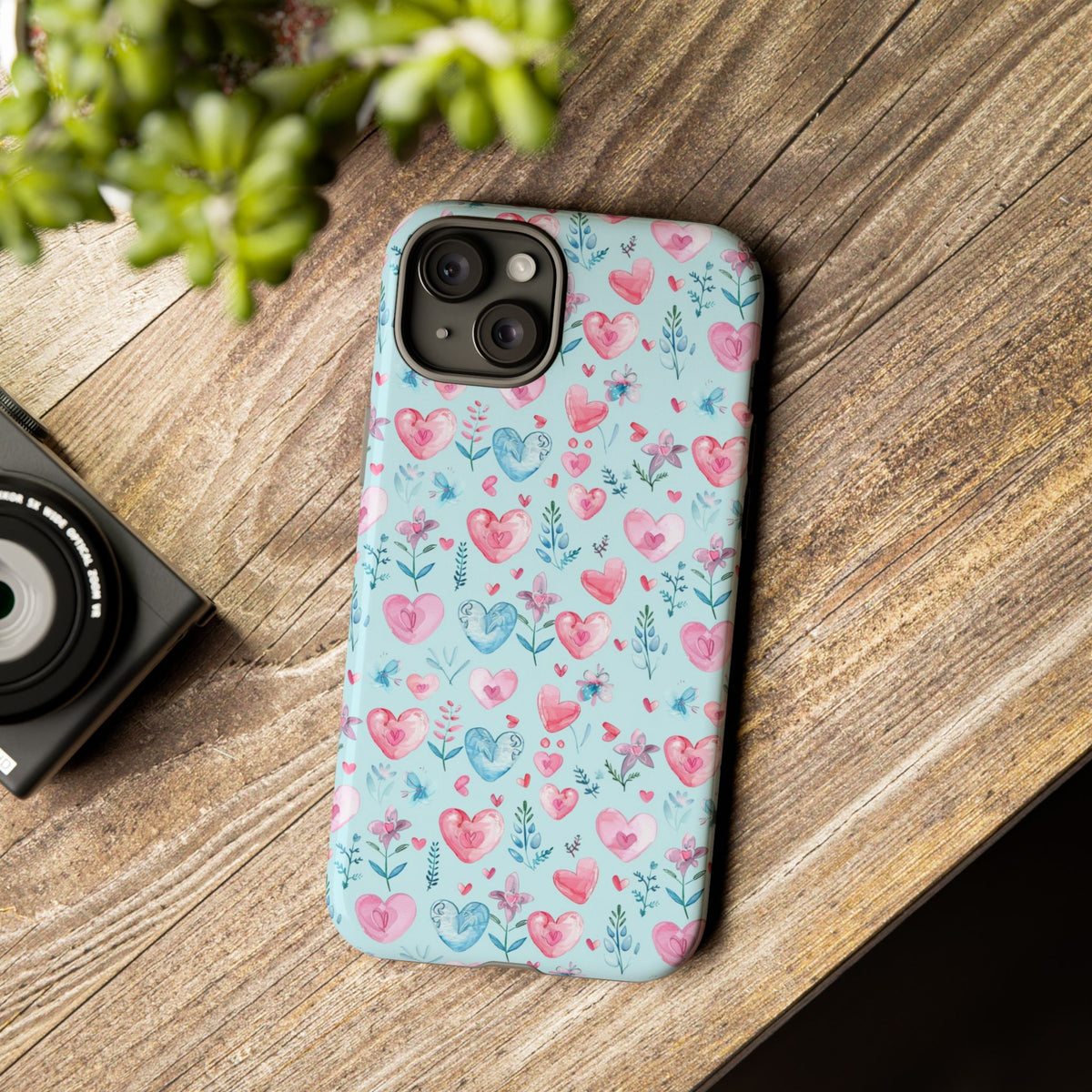 Heart Pattern Phone Case – Stylish & Loving Design for Your Device 228