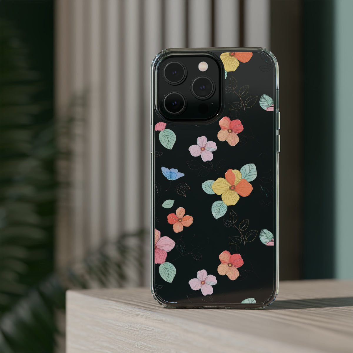 Wild Flowers Garden Stitch Phone Case – Nature-Inspired Floral Design 6