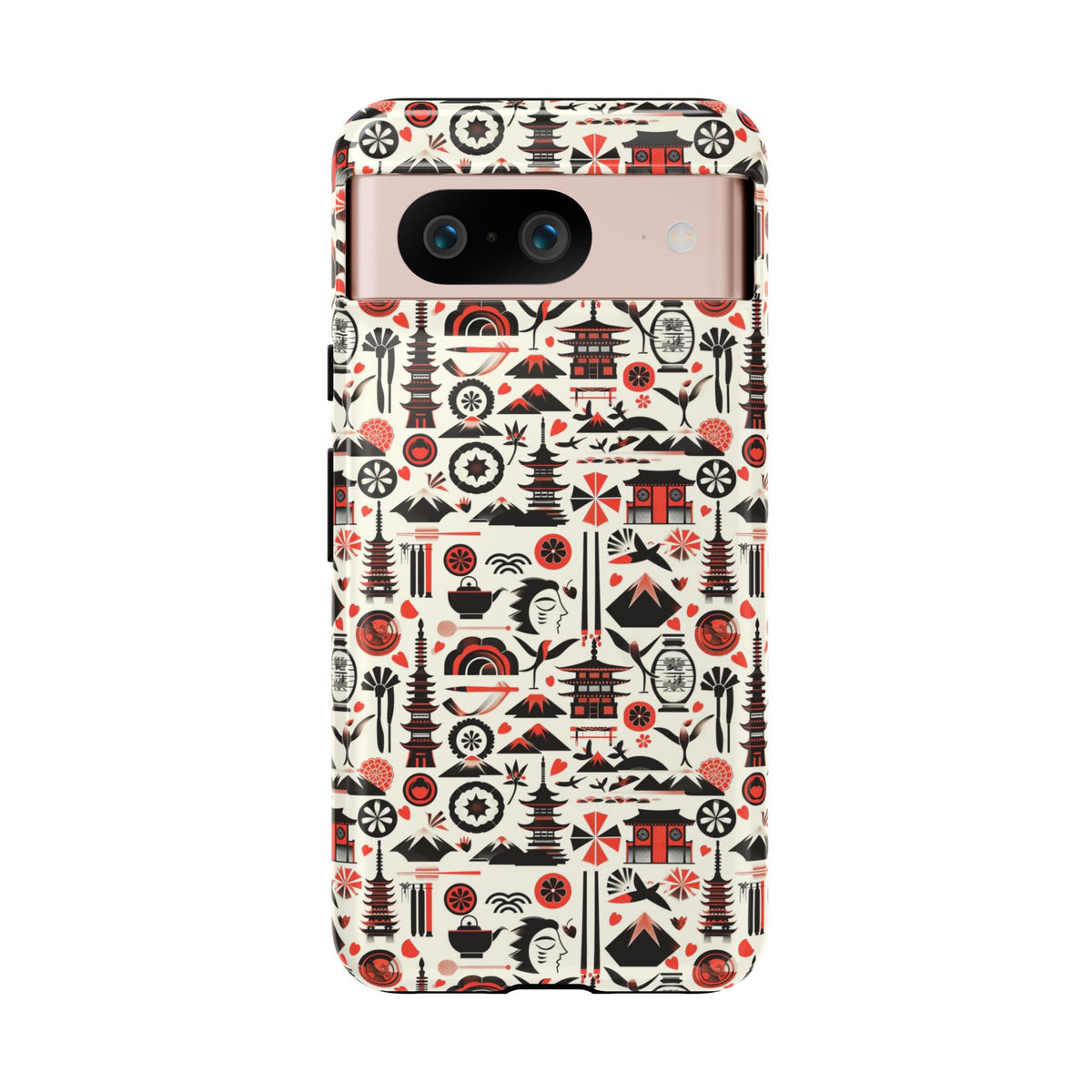 Japanese Pattern Phone Case – Elegant & Timeless Design for Your Phone 006