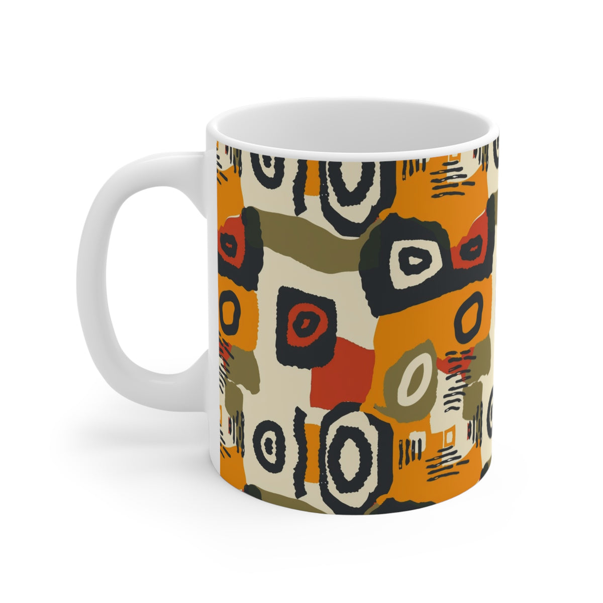 All-Over African Pattern Coffee Mug 221