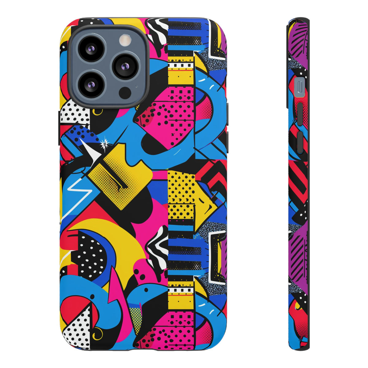 Retro 80s Seamless Phone Case – Vintage Style Meets Modern Protection