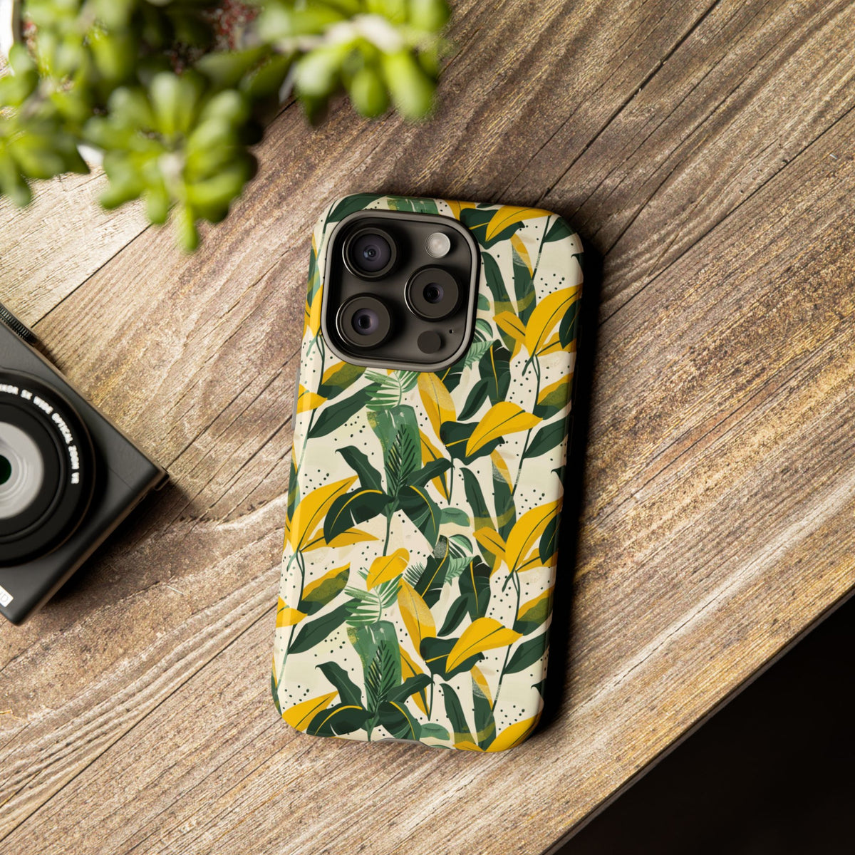 Jungle Pattern Phone Case – Exotic & Lush Design for Your Phone 338