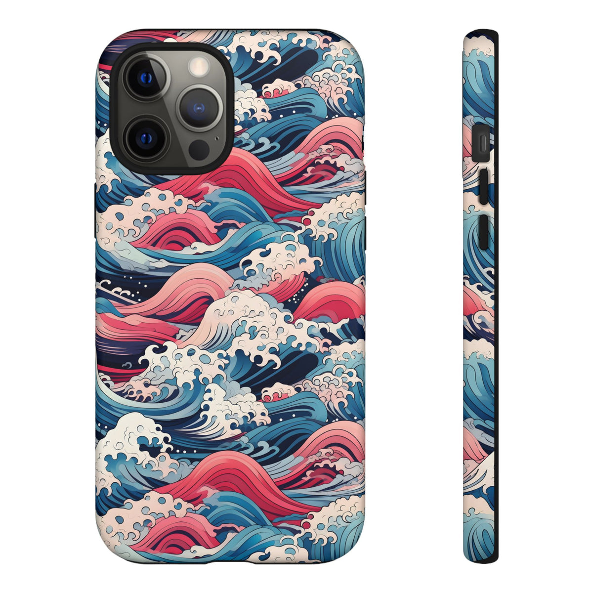 Japanese Waves Phone Case – Embrace Timeless Elegance with Classic Design 3