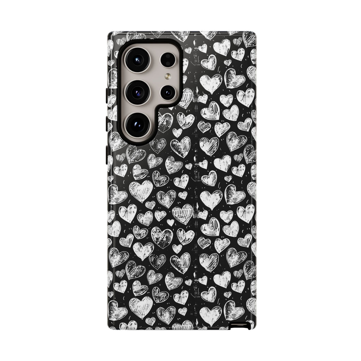 Heart Pattern Phone Case – Stylish & Loving Design for Your Device 815