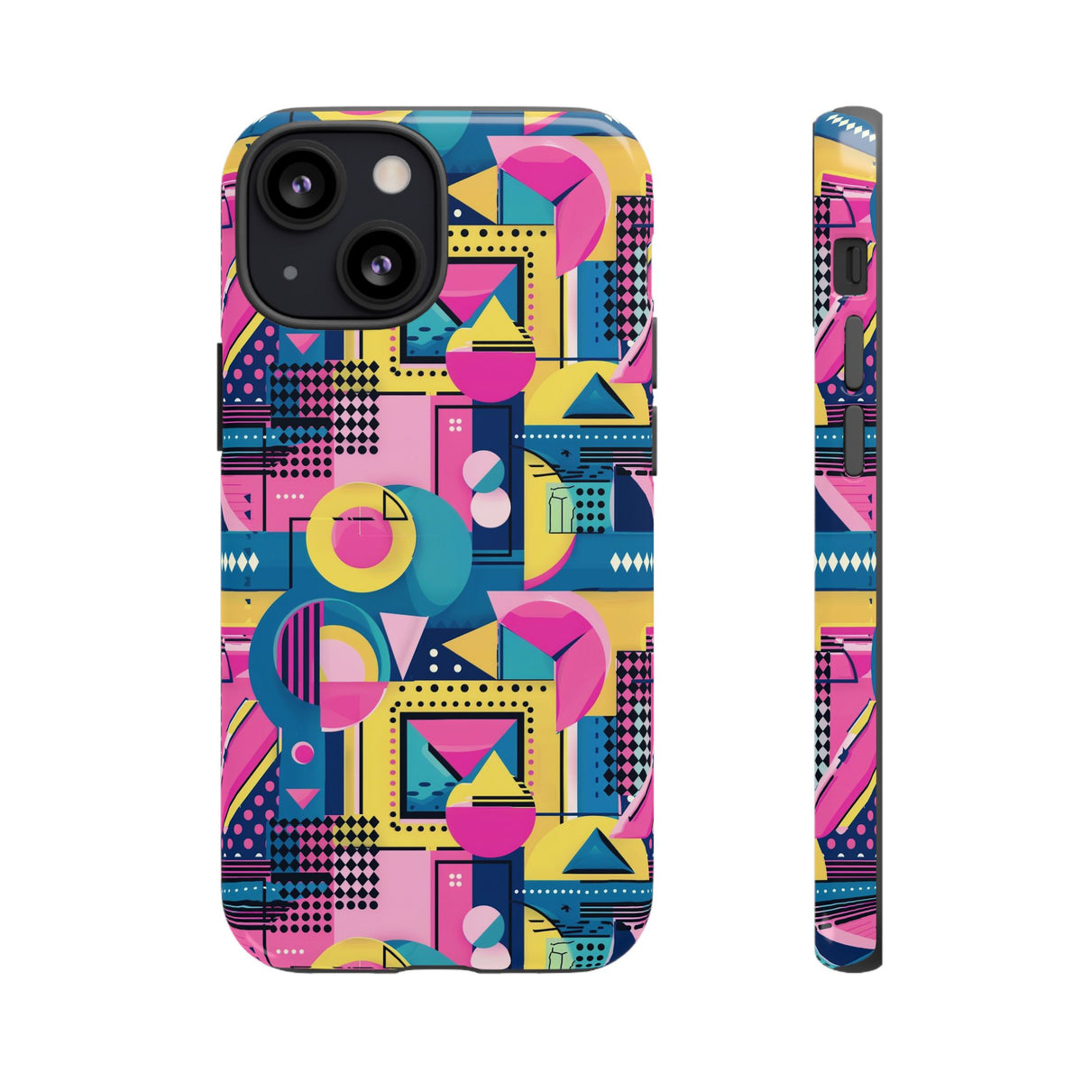 Retro 80s Seamless Phone Case – Vintage Style Meets Modern Protection 090