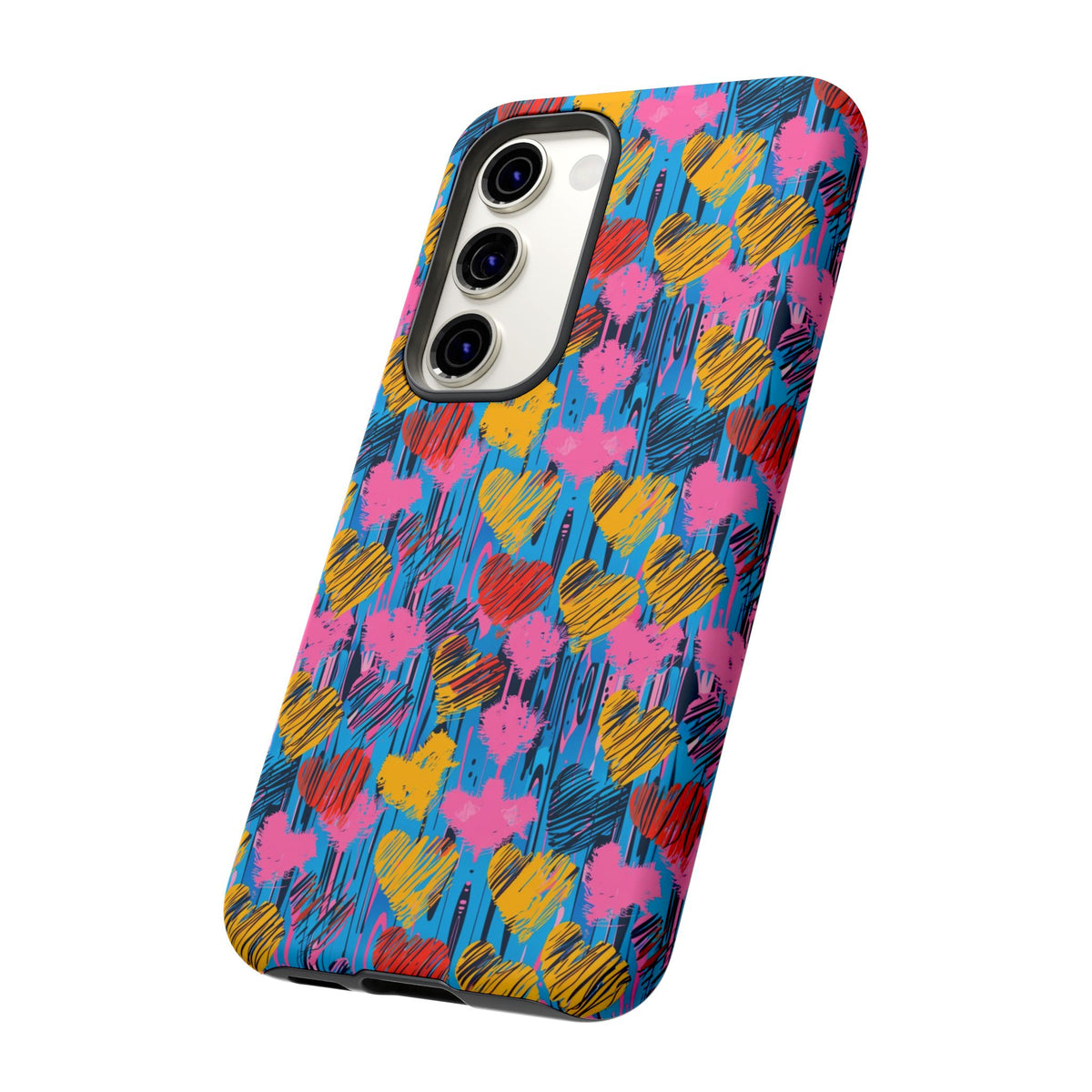 Heart Pattern Phone Case – Stylish & Loving Design for Your Device 262