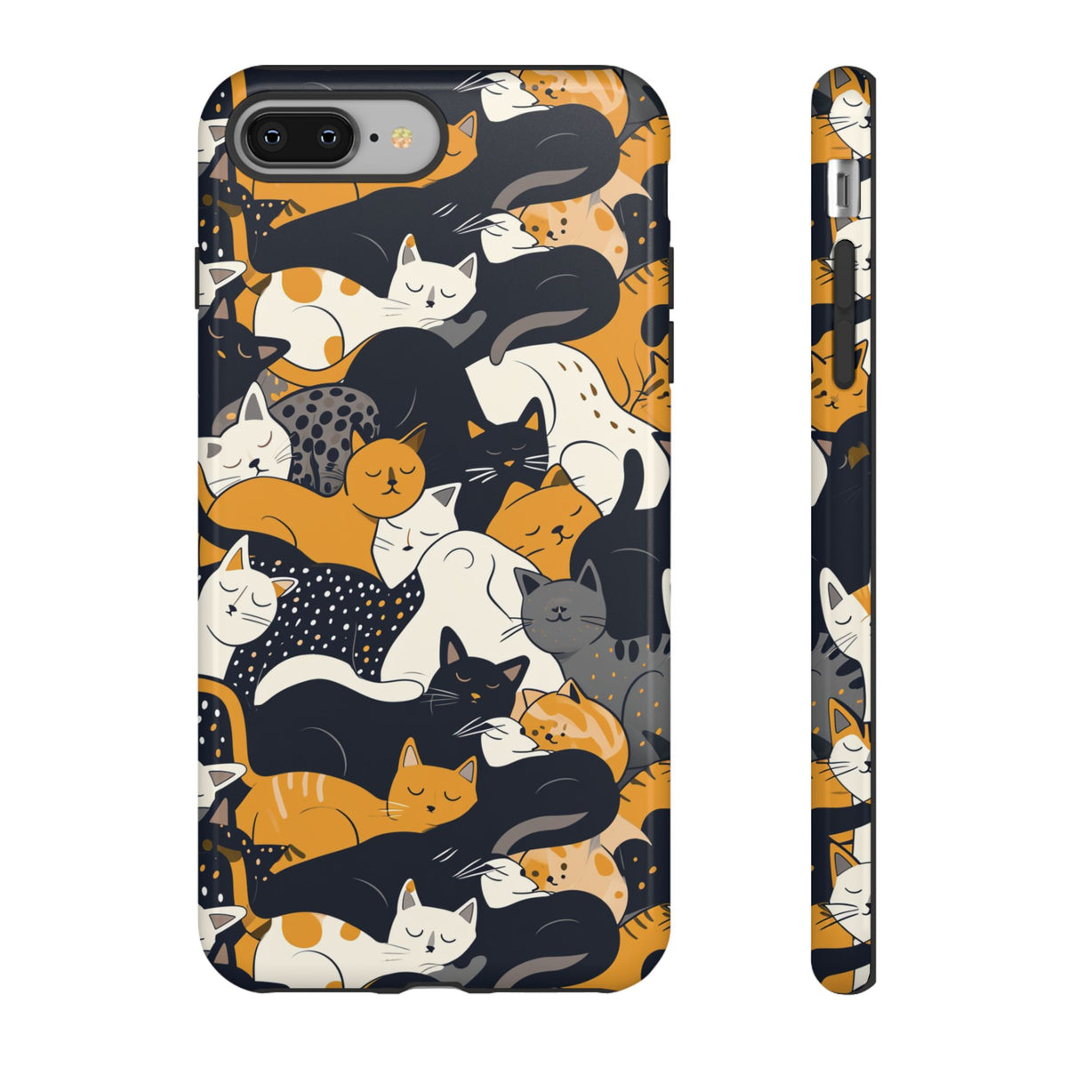 Seamless Cat Pattern Design Phone Case – Playful and Stylish Cat-Themed Phone Cover 2