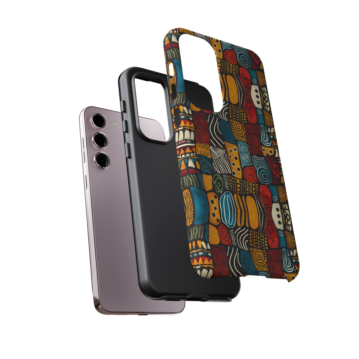 Stylish African Pattern Phone Case – Unique and Vibrant Protection 159