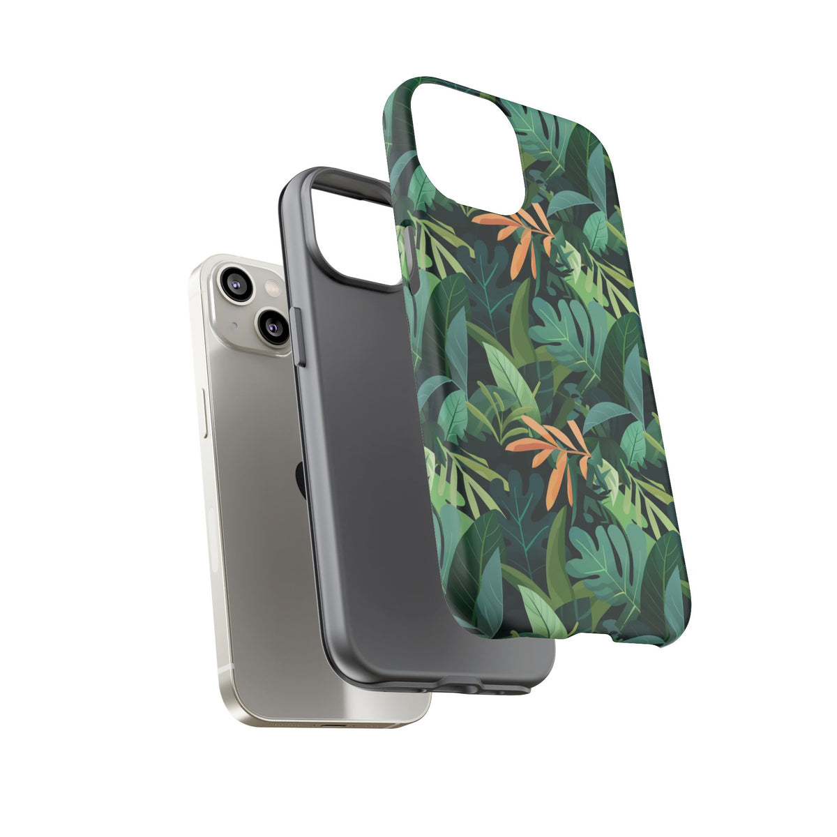 Jungle Pattern Phone Case – Exotic & Lush Design for Your Phone 341