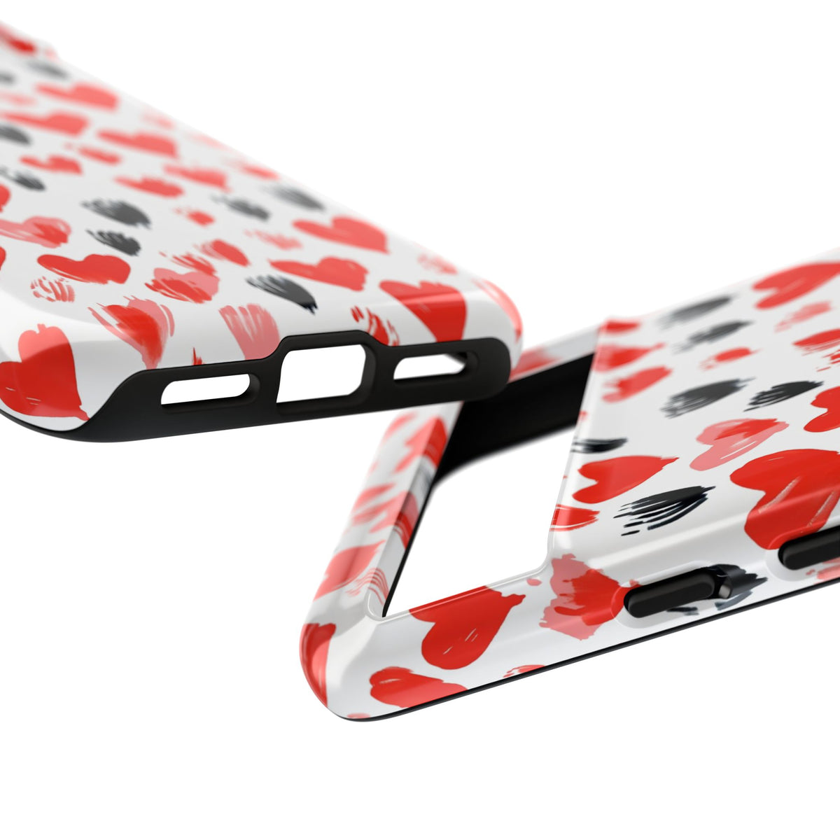 Heart Pattern Phone Case – Stylish & Loving Design for Your Device 366