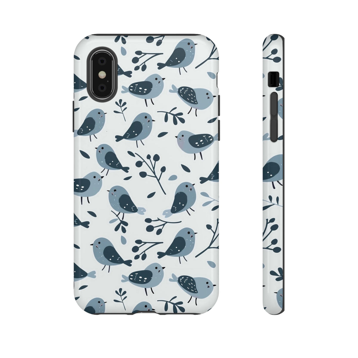 Birds Seamless Pattern Phone Case – Elegant and Timeless Avian Design 10