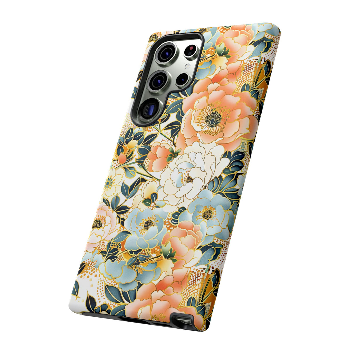 Japanese Blossom Asian Floral Design Phone Case – Elegant Floral Phone Cover 5