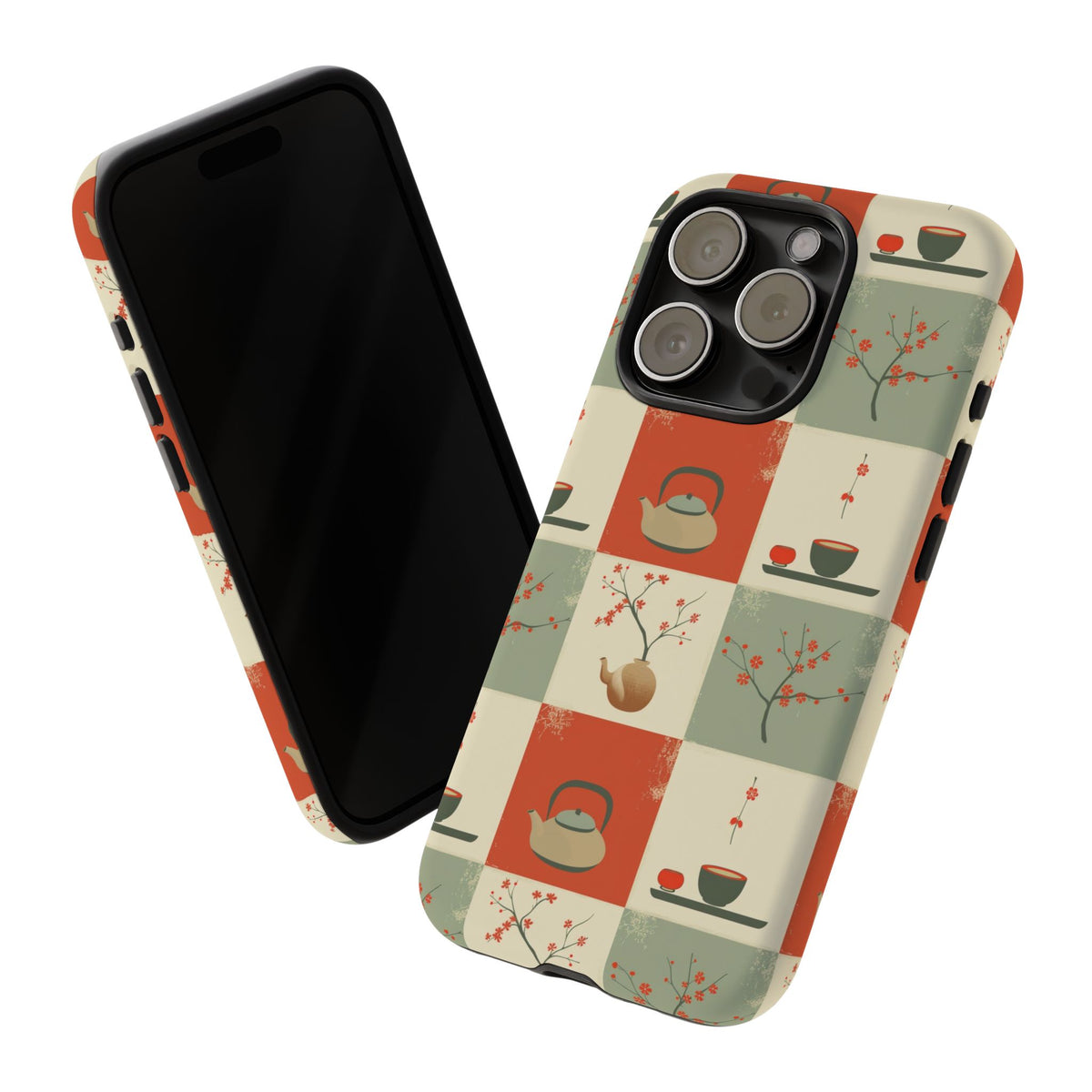 Japanese Pattern Phone Case – Elegant & Timeless Design for Your Phone 505