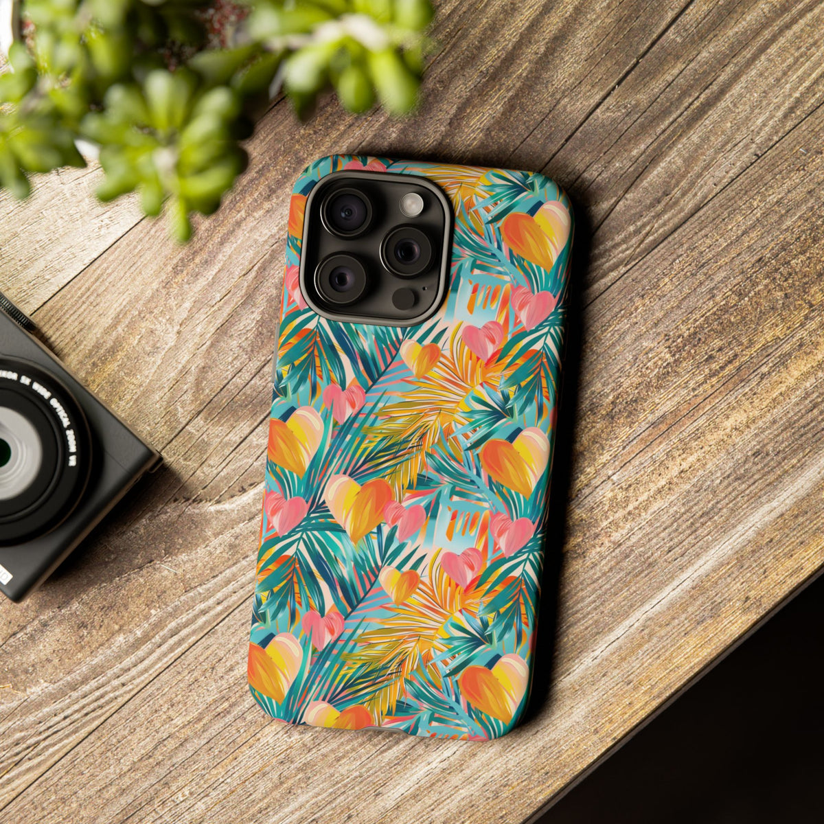 Heart Pattern Phone Case – Stylish & Loving Design for Your Device 824