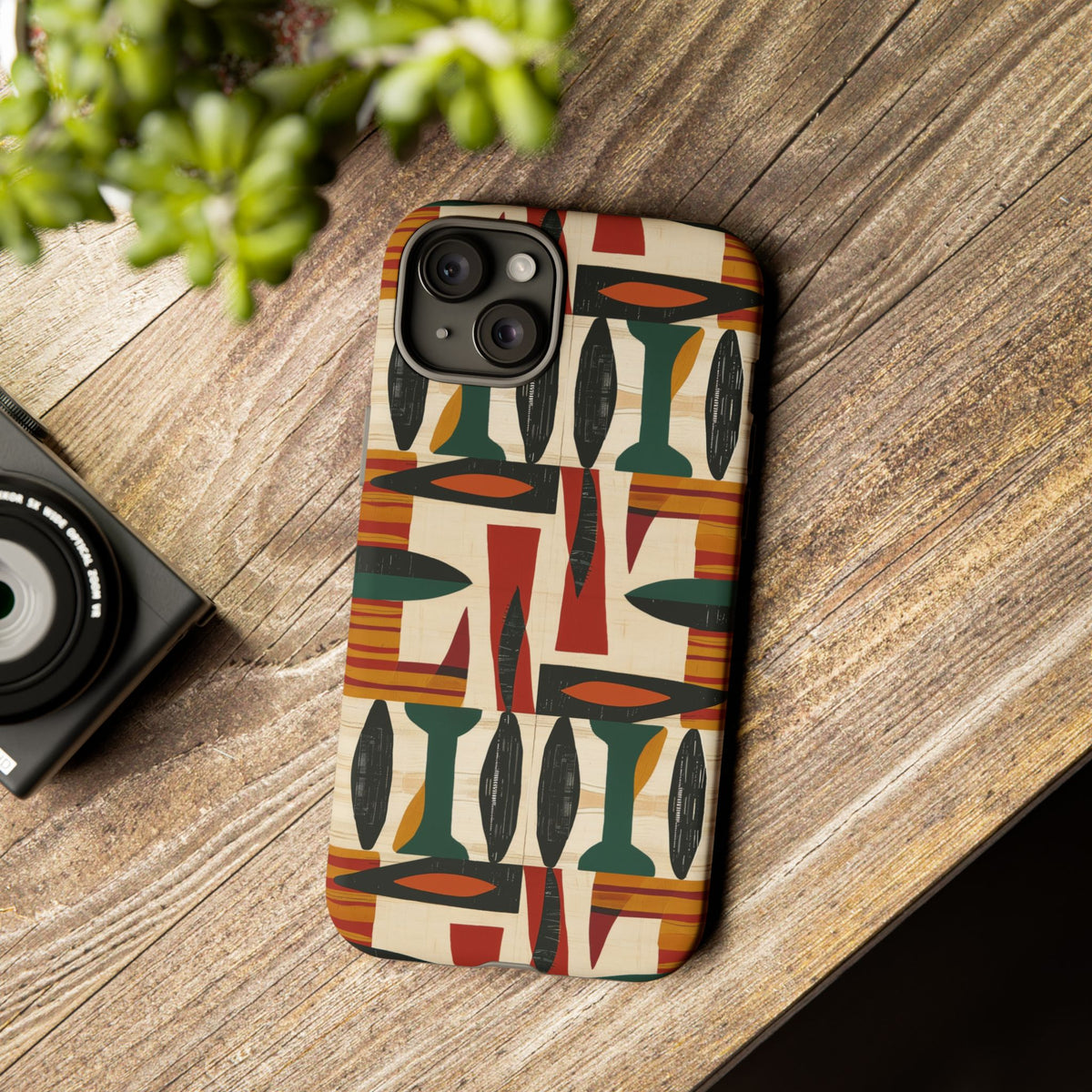 Stylish African Pattern Phone Case – Unique and Vibrant Protection 196