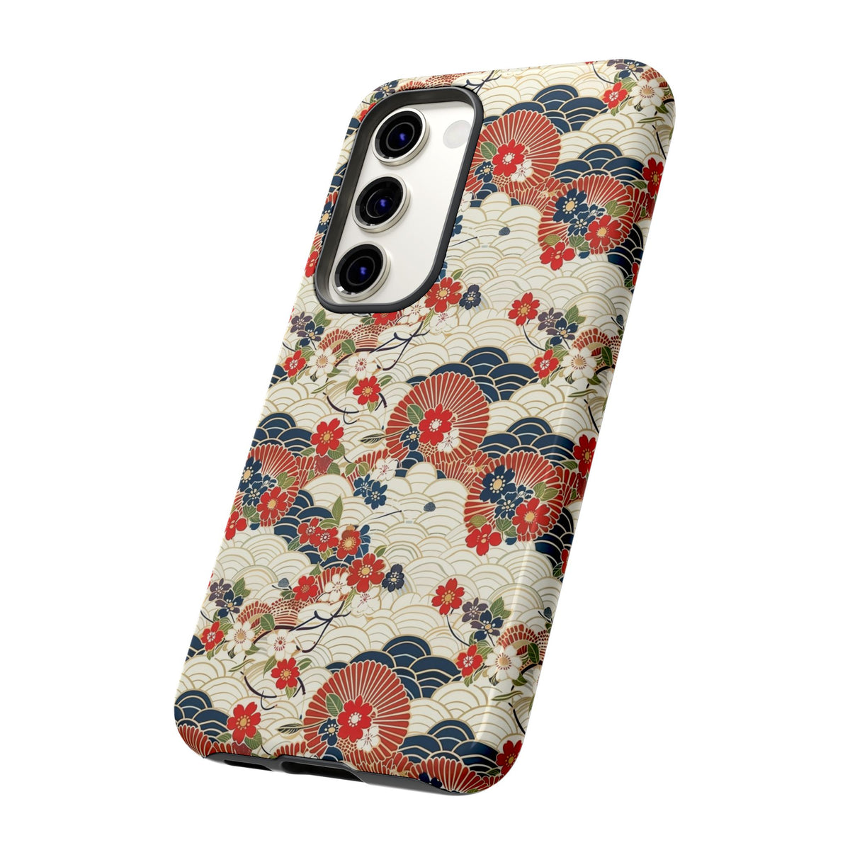 Japanese Pattern Phone Case – Elegant & Timeless Design for Your Phone 124