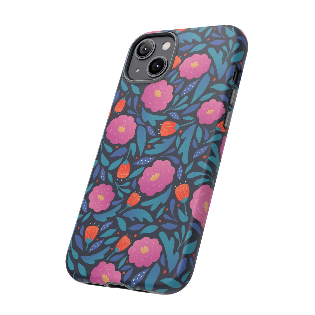 Colorful Little Flower Design Phone Case – Bright and Cheerful Floral Phone Cover 2