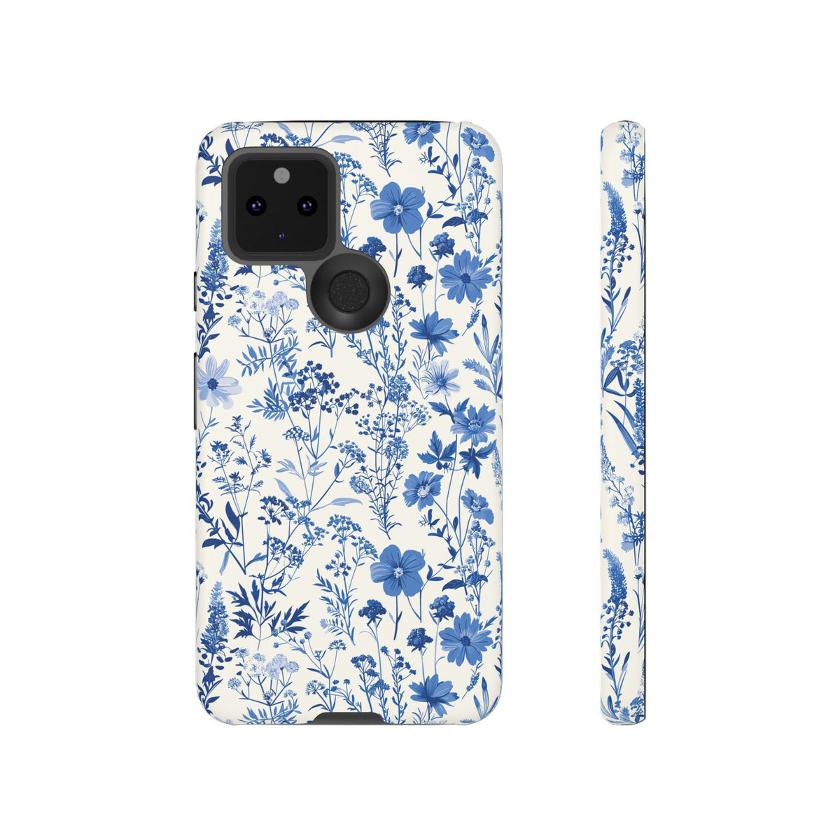 Blue French Toile Phone Case – Timeless Elegance and Classic Style