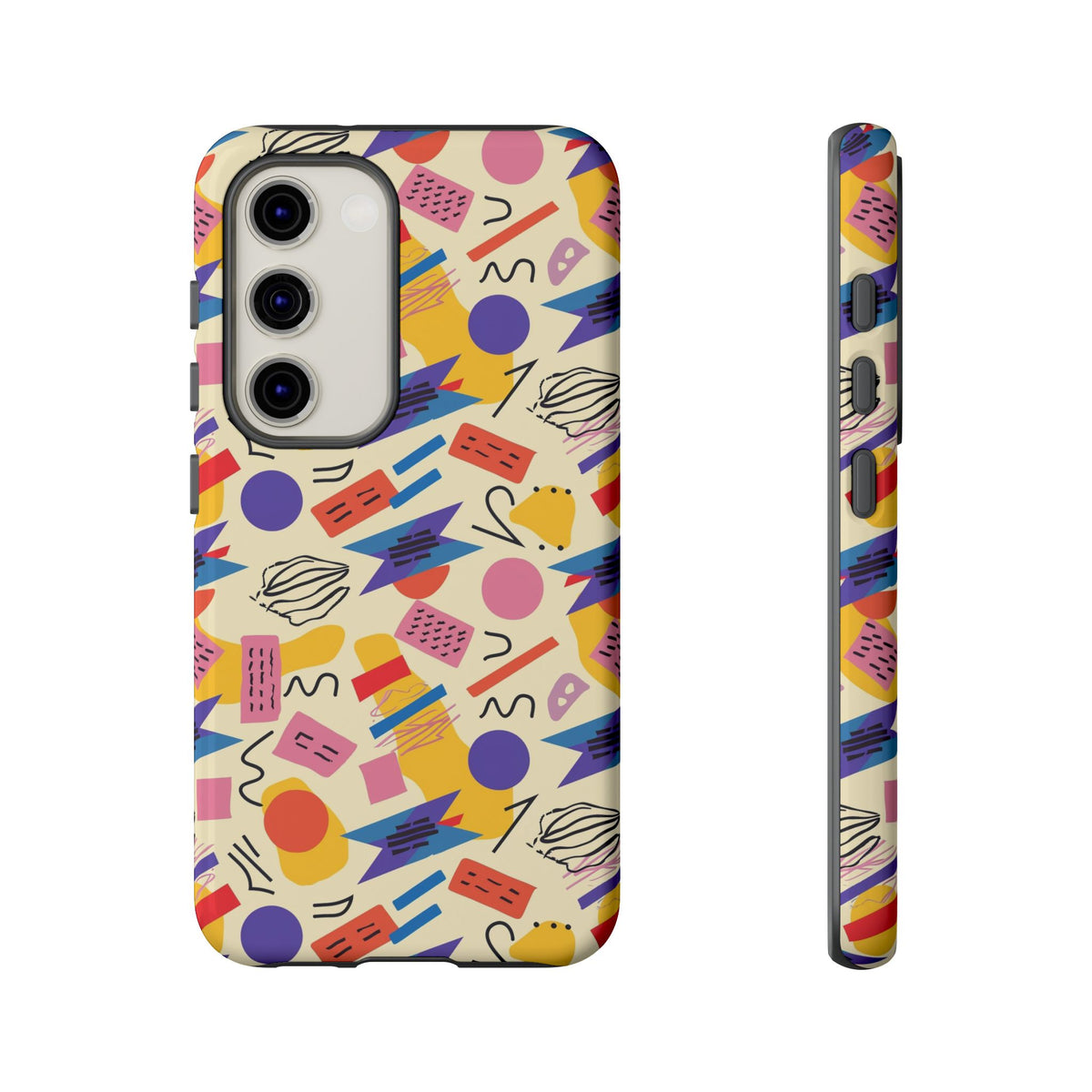 90s Themed Seamless Pattern Phone Case – Embrace Retro Style and Protection 270