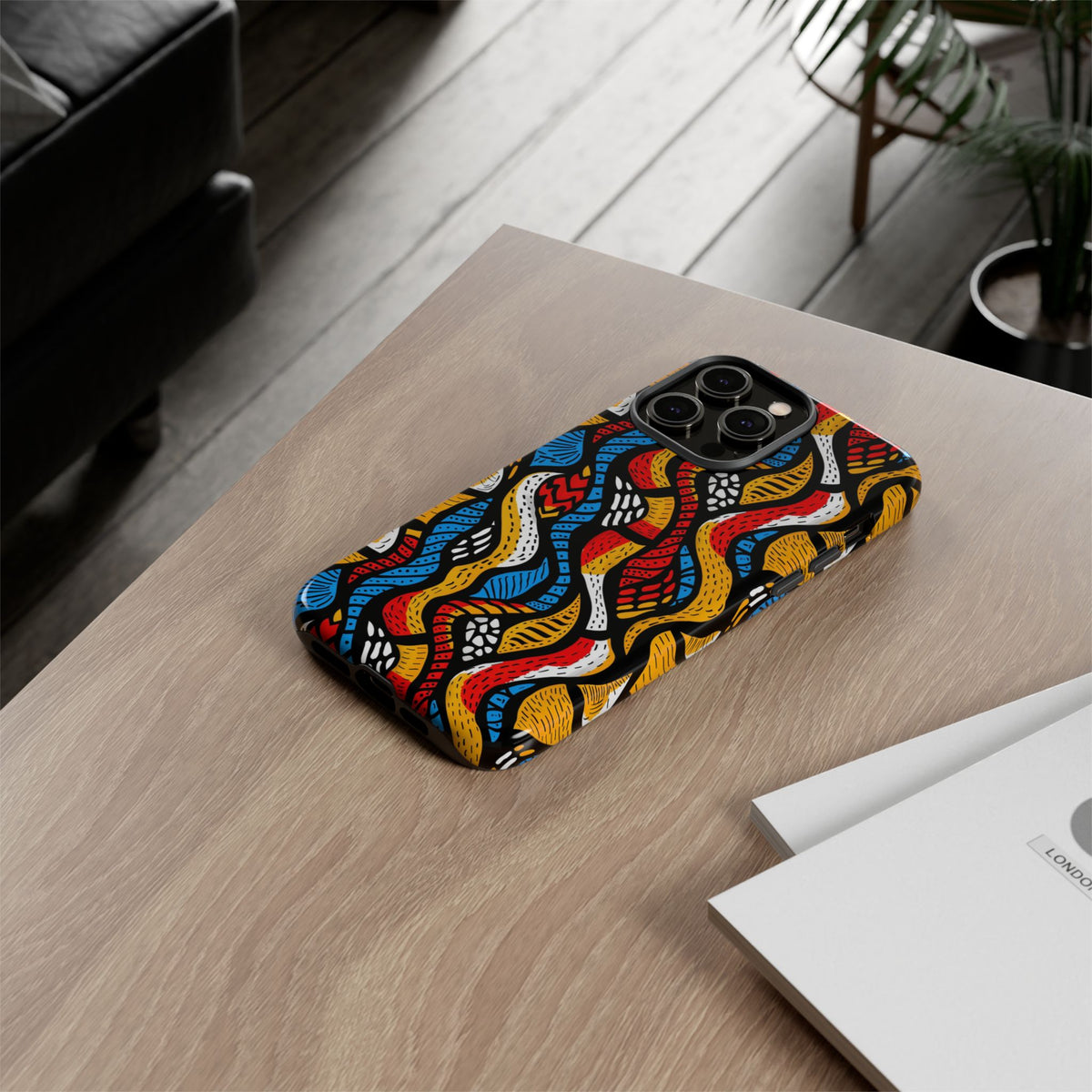 Stylish African Pattern Phone Case – Unique and Vibrant Protection 155