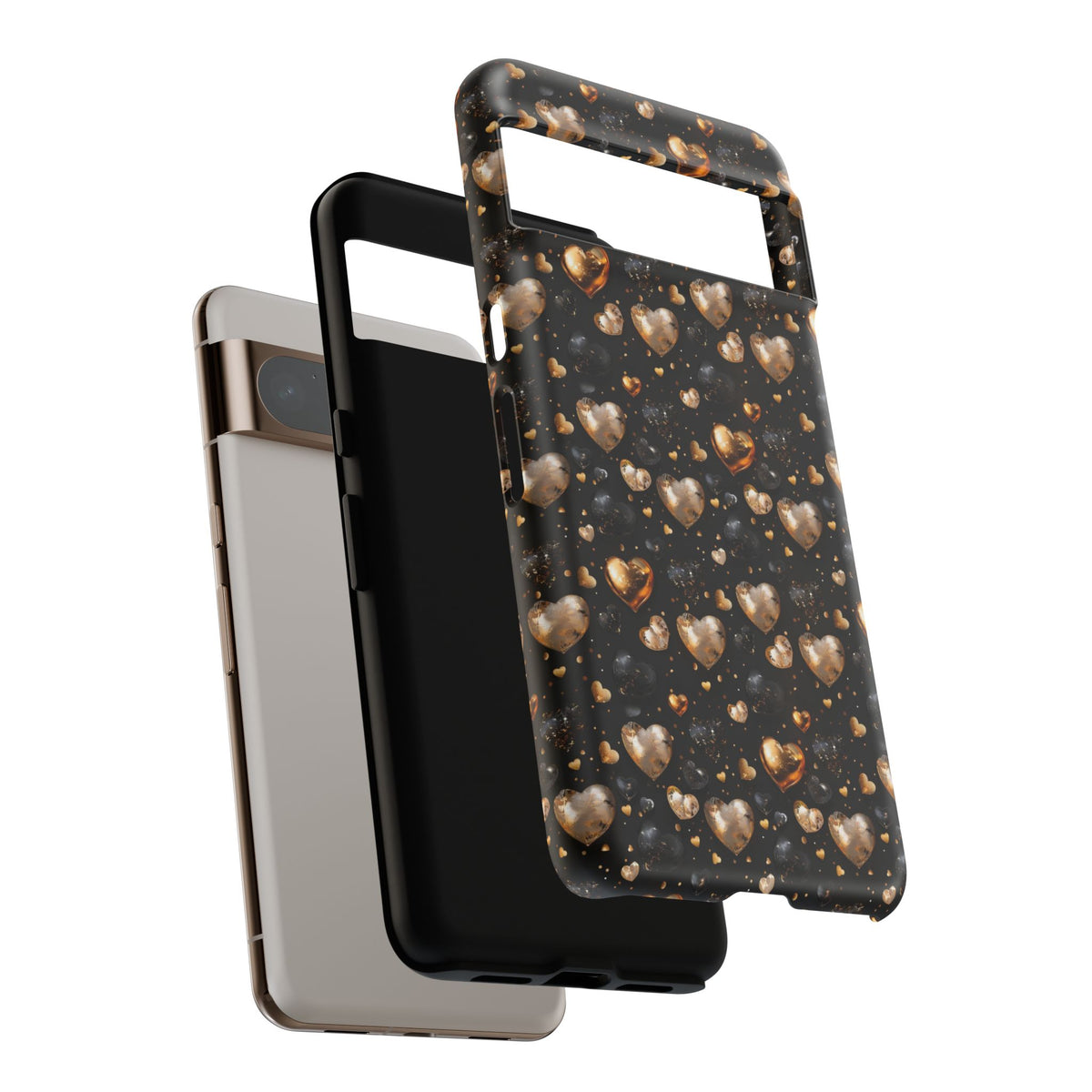 Heart Pattern Phone Case – Stylish & Loving Design for Your Device 233