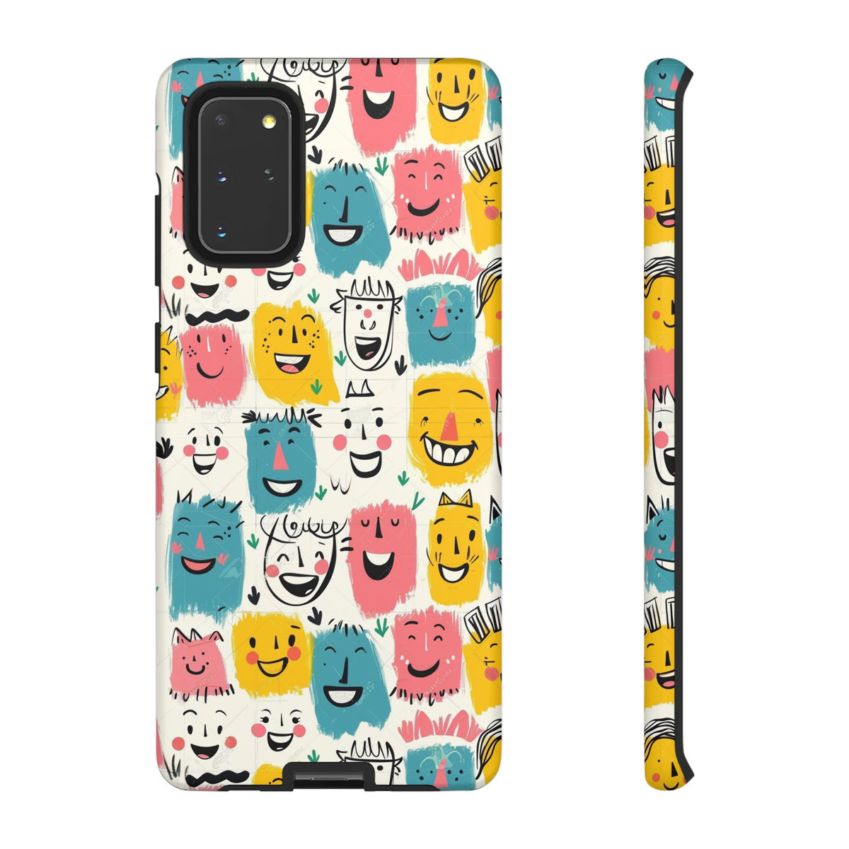 Happy Faces Phone Case – Joyful and Cheerful Design for a Bright Look