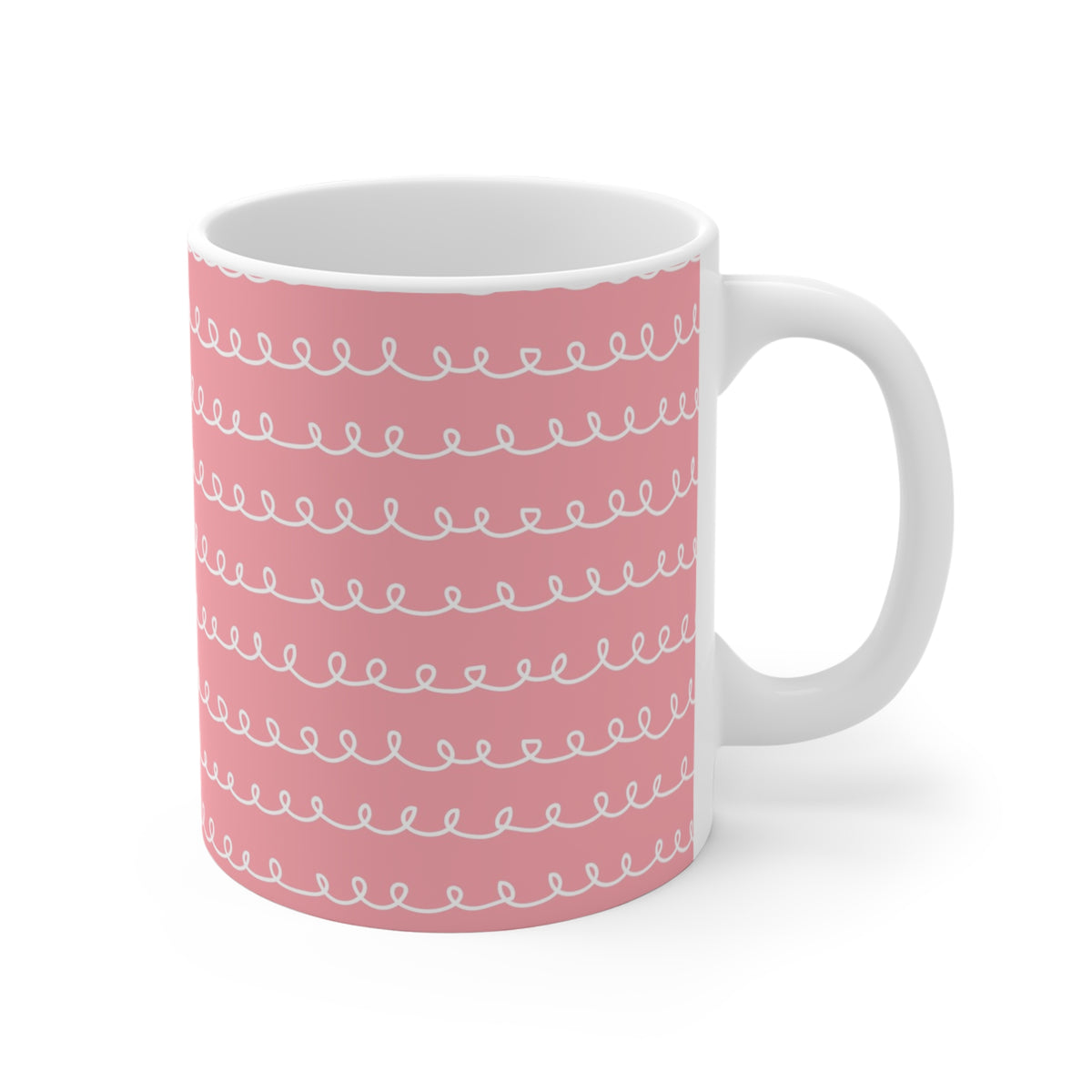 Cute Abstract Doodle Coffee Mug – Fun and Whimsical Drinkware 3