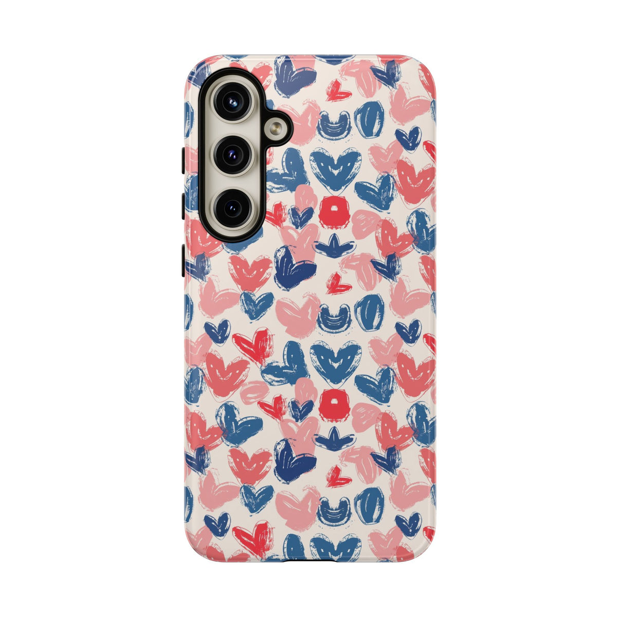 Heart Pattern Phone Case – Stylish & Loving Design for Your Device 354