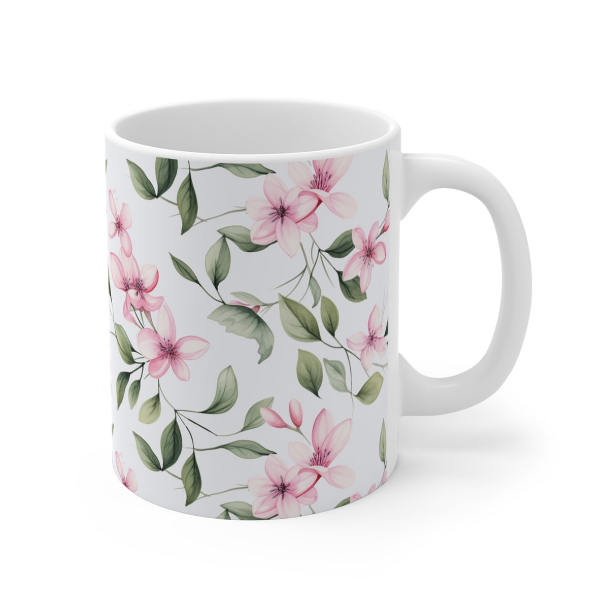 Various Watercolor Design All Over Coffee Mug – Unique Artistic Ceramic Coffee Cup 909