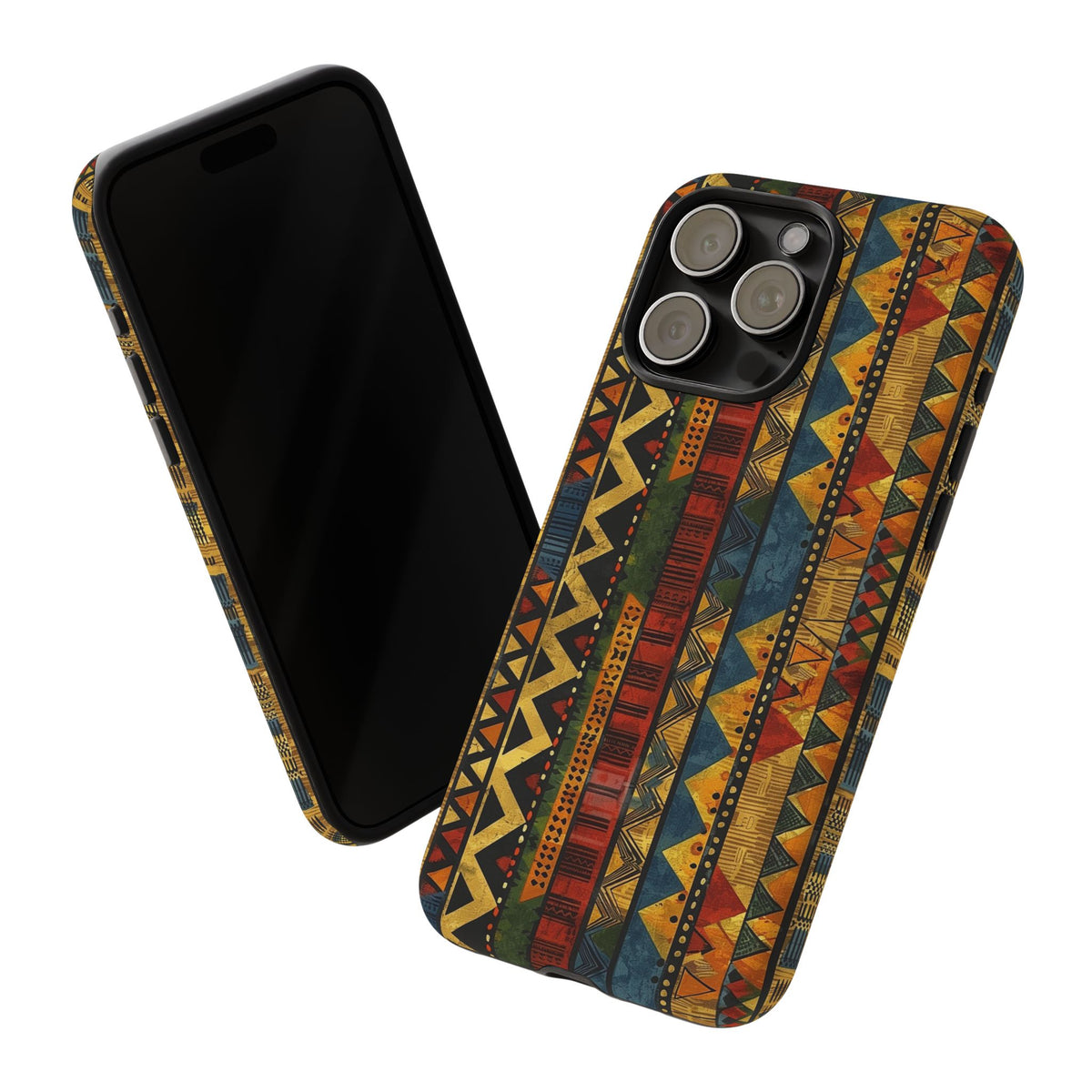 Stylish African Pattern Phone Case – Unique and Vibrant Protection 166