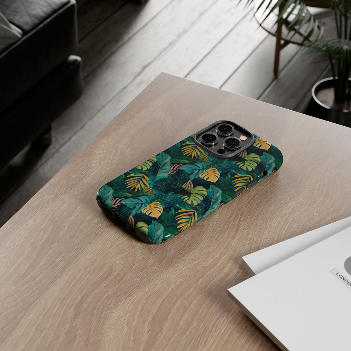 Jungle Pattern Phone Case – Exotic & Lush Design for Your Phone 337