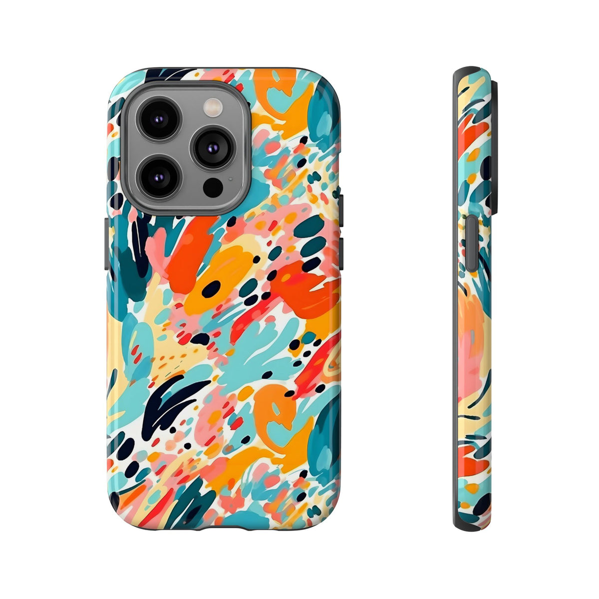 Abstract Painting Design Phone Case – Modern Art-Inspired Phone Cover 7