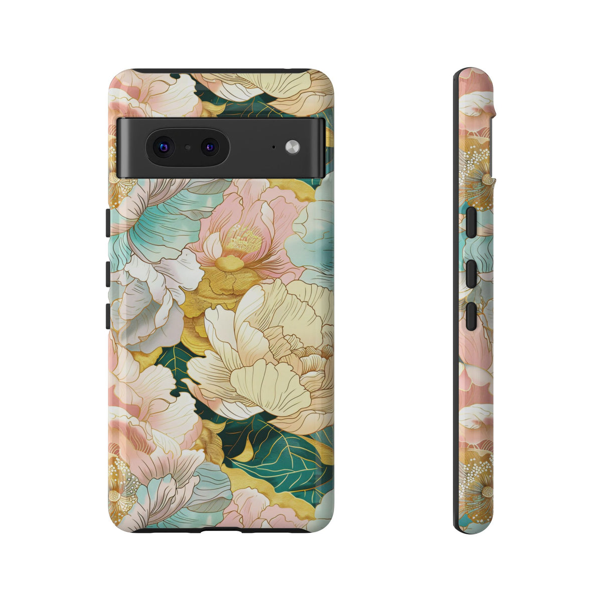 Japanese Blossom Asian Floral Design Phone Case – Elegant Floral Phone Cover