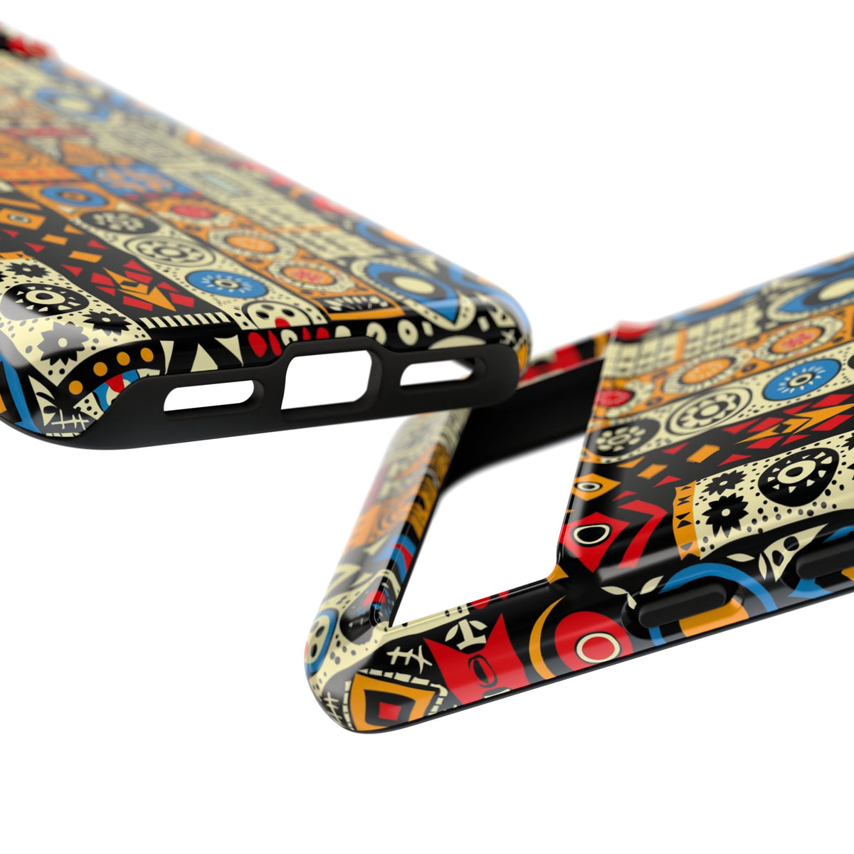 Stylish African Pattern Phone Case – Unique and Vibrant Protection 206