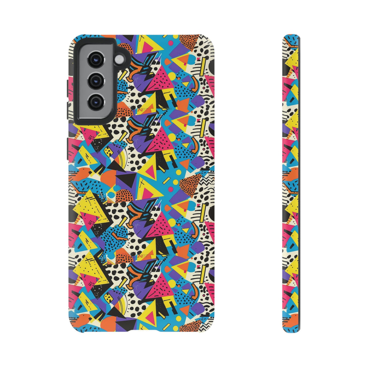 90s Themed Seamless Pattern Phone Case – Embrace Retro Style and Protection 231