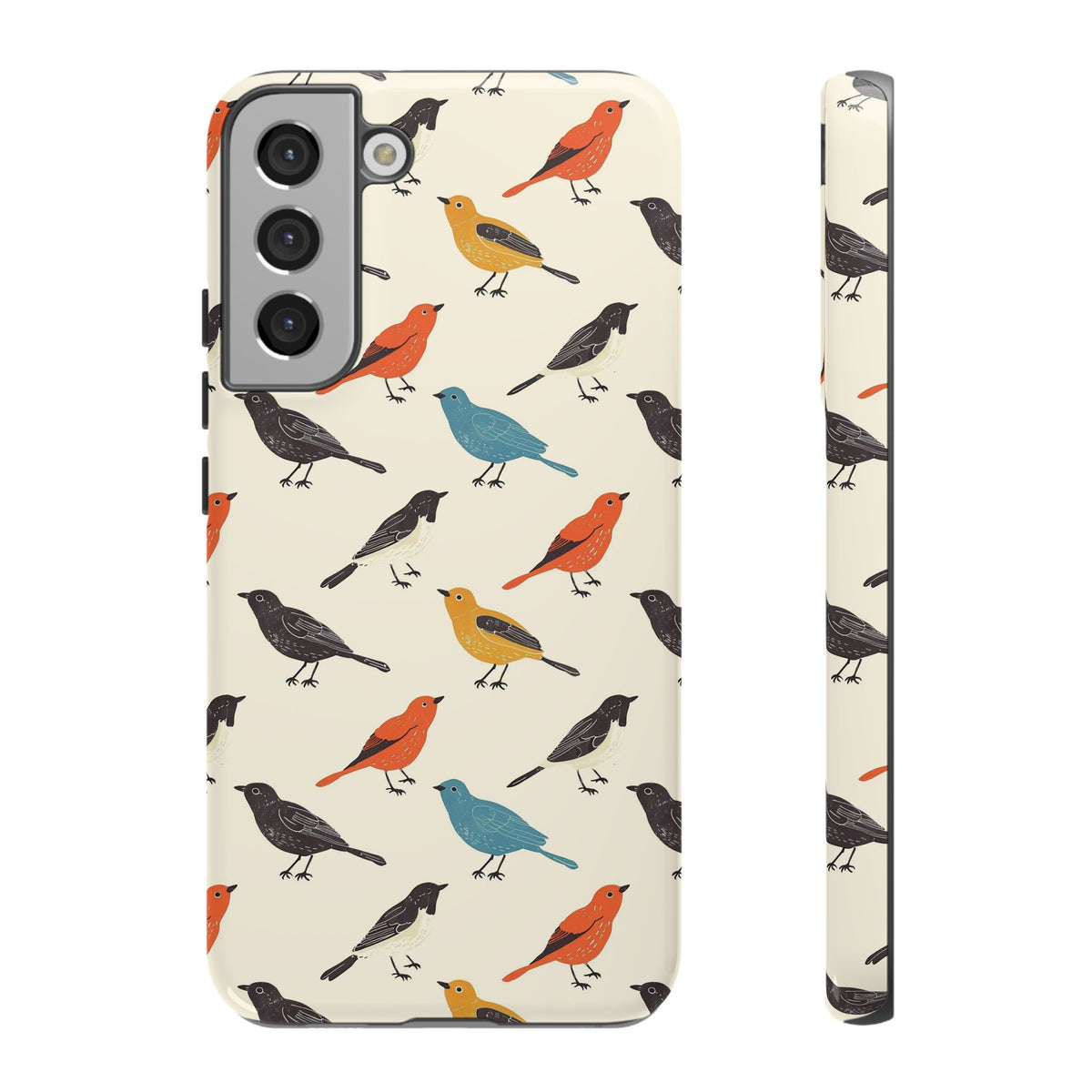 Birds Seamless Pattern Phone Case – Elegant and Timeless Avian Design 5